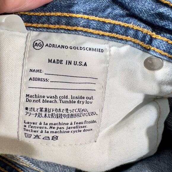 Adriano Goldschmied Denim Jeans the Hero Relaxed Men's 40W x 32L Made In USA - Picture 5 of 14